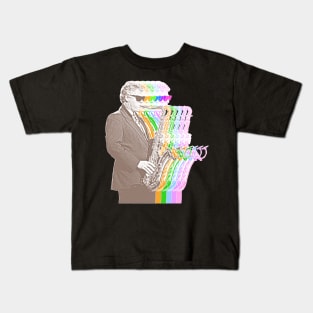 Too Cool For Music Class - Saxophone Bill Clinton Kids T-Shirt